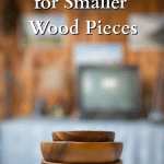 Wooden bowls stacked on a craft fair table