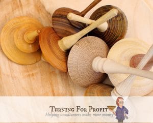 Wooden spinning tops