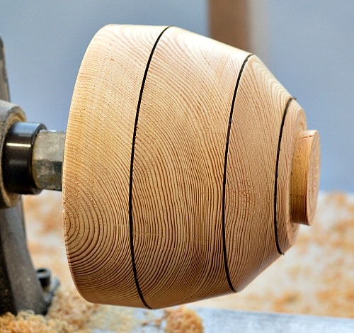 Wooden Bowl - Larch outer shape