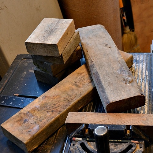 Scrap 2x4 pieces to make turning blanks from