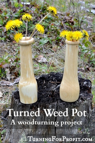 Turned Weed Pot