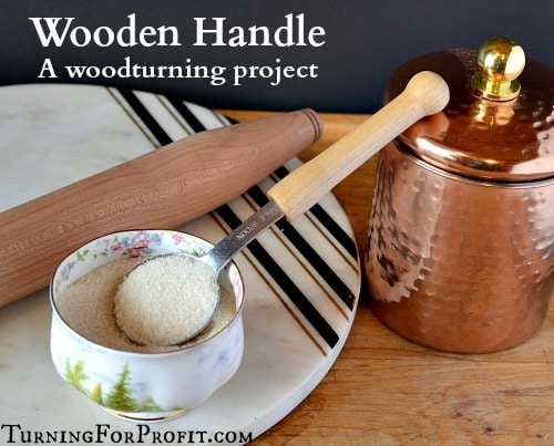 wooden handle - an old spoon with a new handle