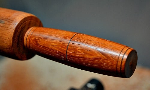 Fidget Stick - this stick is made of Padauk and has some burn lines added