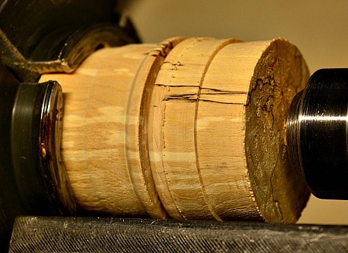 lidded box - the base is mounted and the cap is on the base