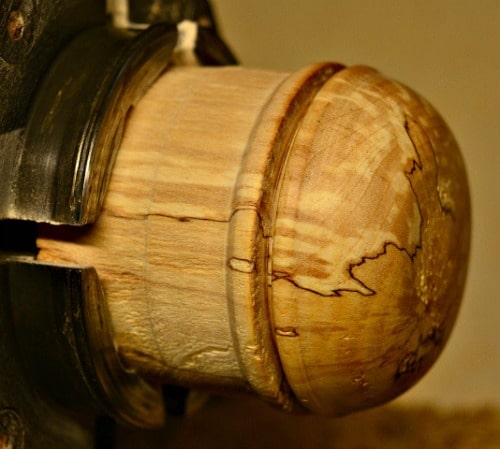 lidded box - completing the outside of the cap