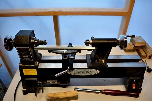 The basic set up of your lathe.