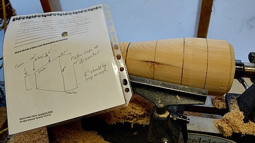 Shop notes for turning the cup holder